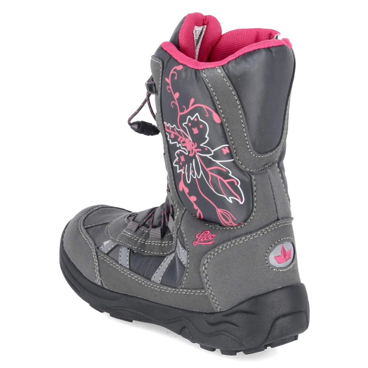 Winterboot ALDINA - grau/pink