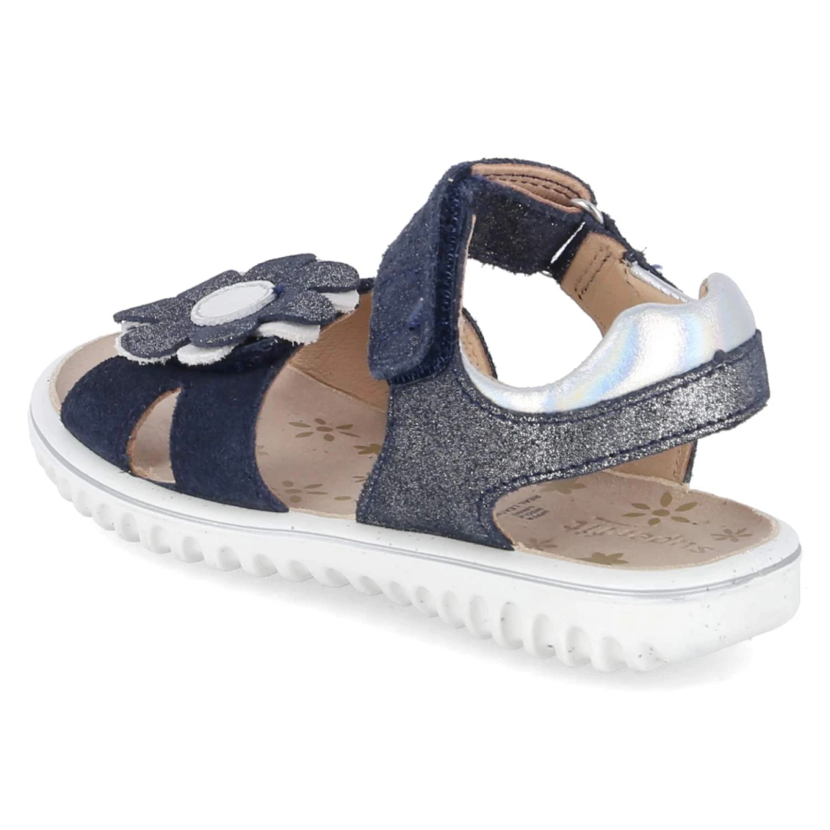 Sandalen SPARKLE - BLAU/SILBER