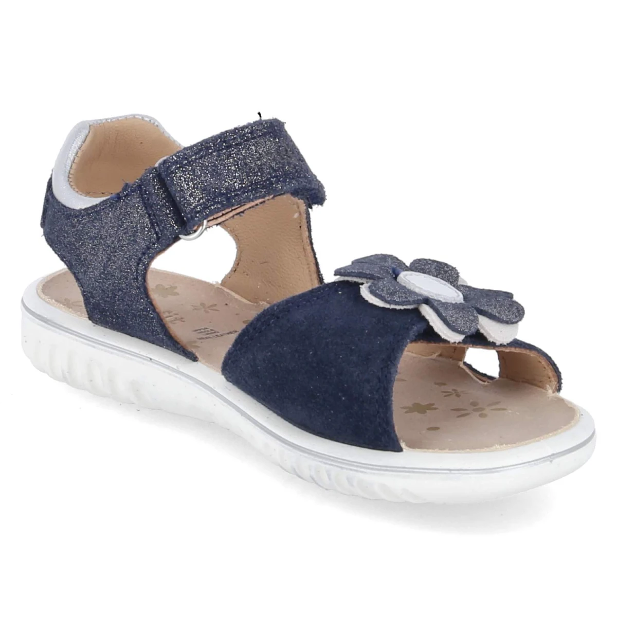 Sandalen SPARKLE - BLAU/SILBER