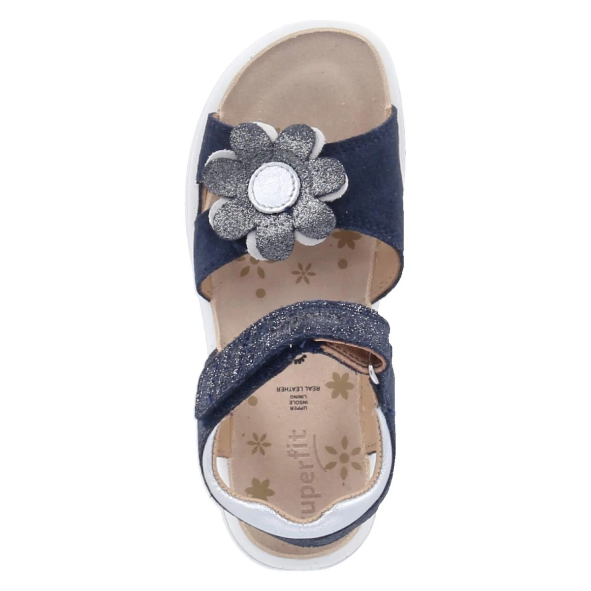 Sandalen SPARKLE - BLAU/SILBER