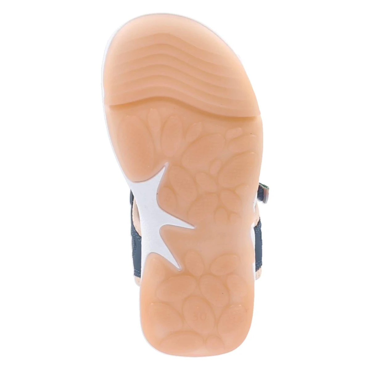 Sandalen PEBBLES - blau/orange