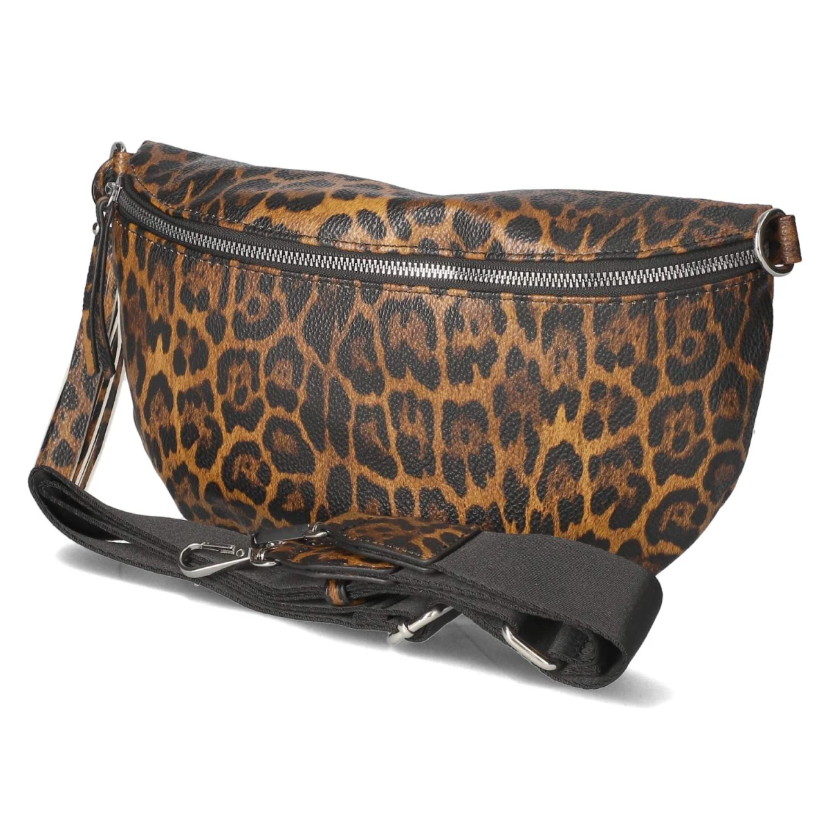 Umhängetasche - black/cognac