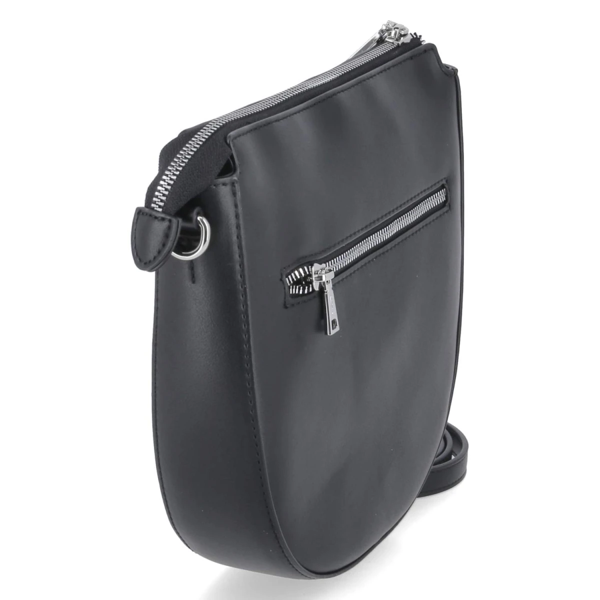 Shoulderbag giro borchia - black