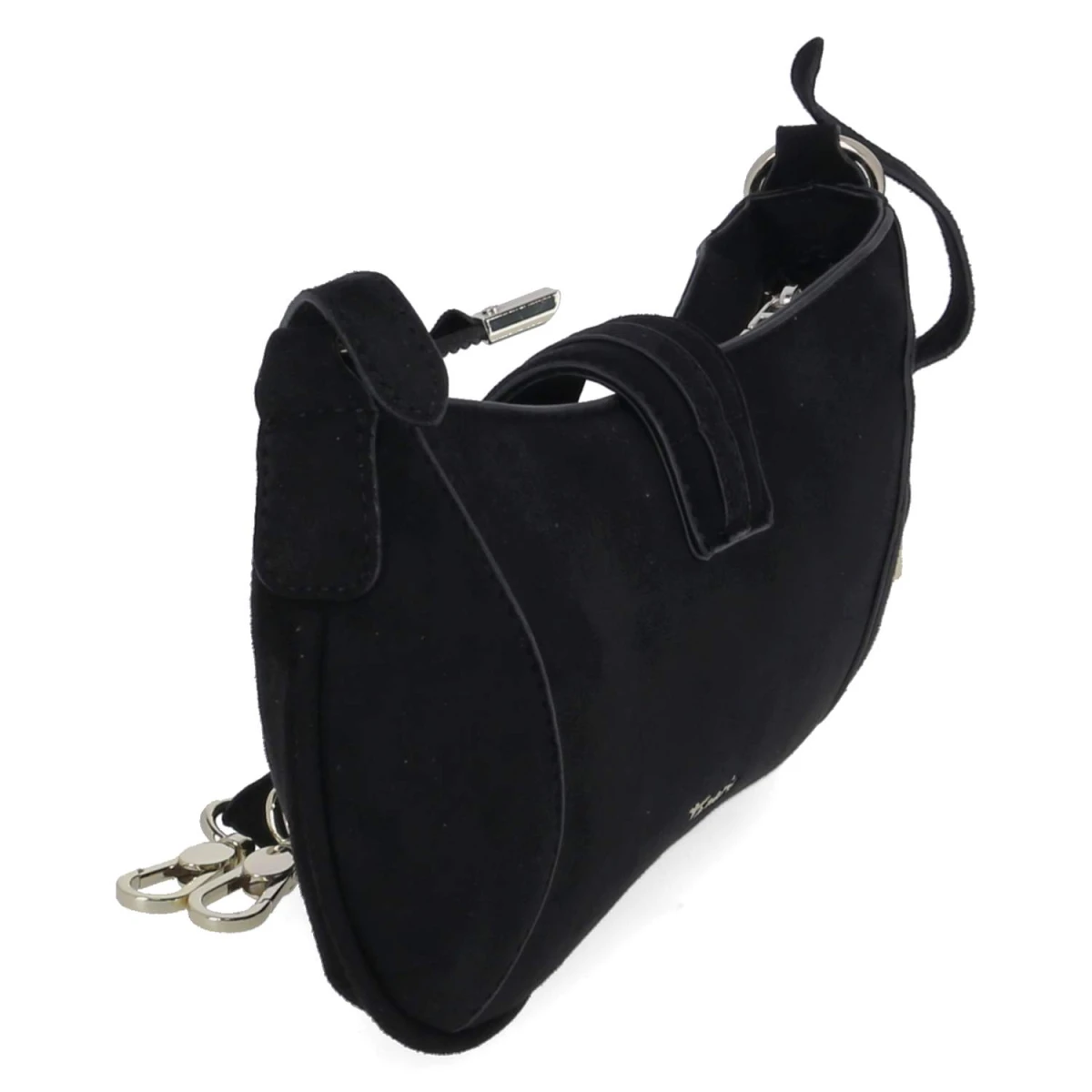 Schultertasche MARINA SUEDE - Black