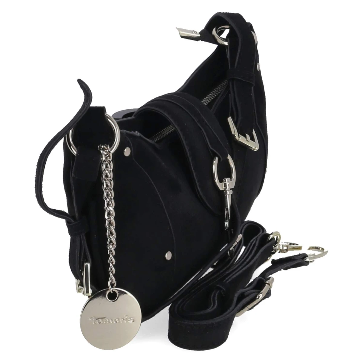 Schultertasche MARINA SUEDE - Black
