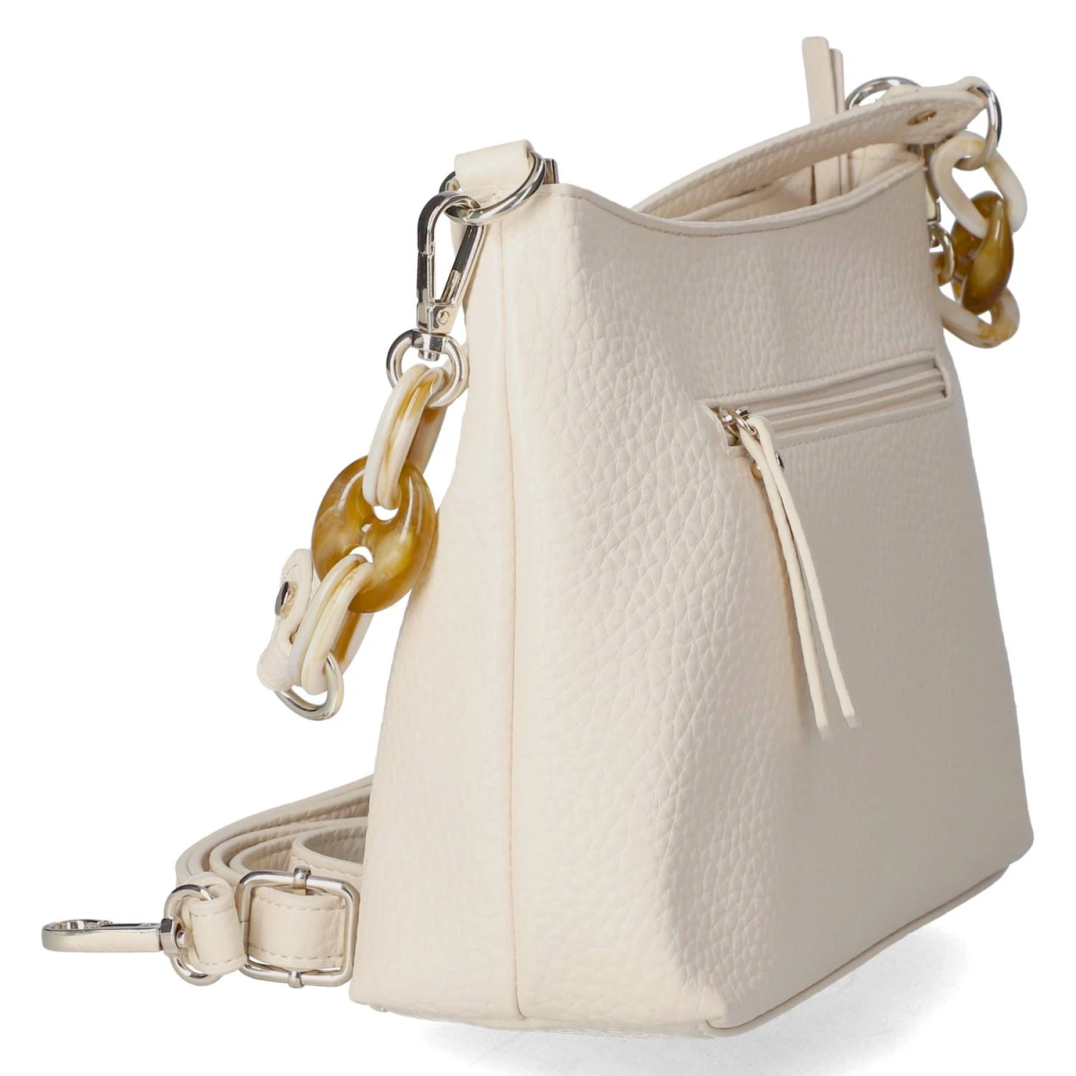 Schultertasche - beige