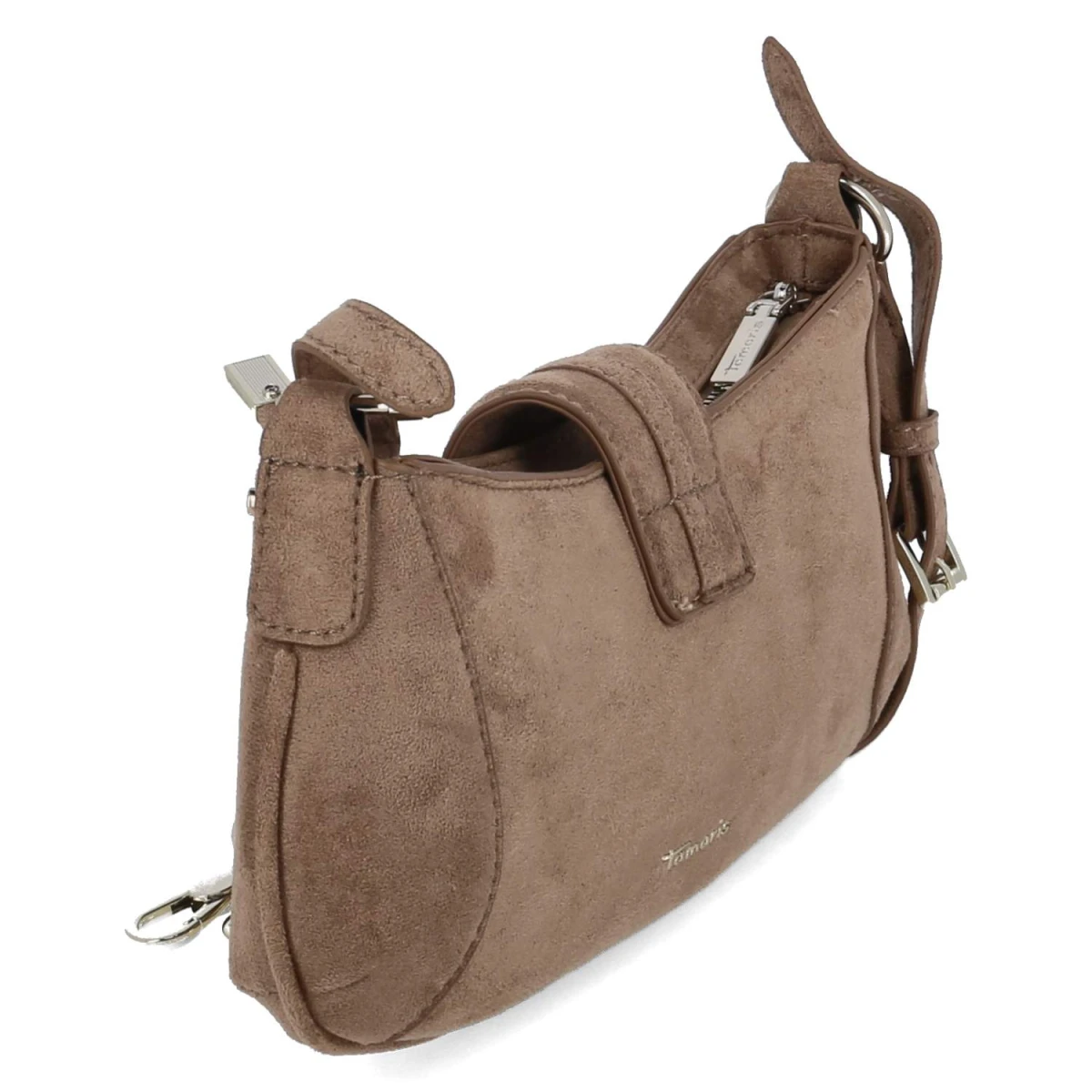 Schultertasche MARINA SUEDE - taupe