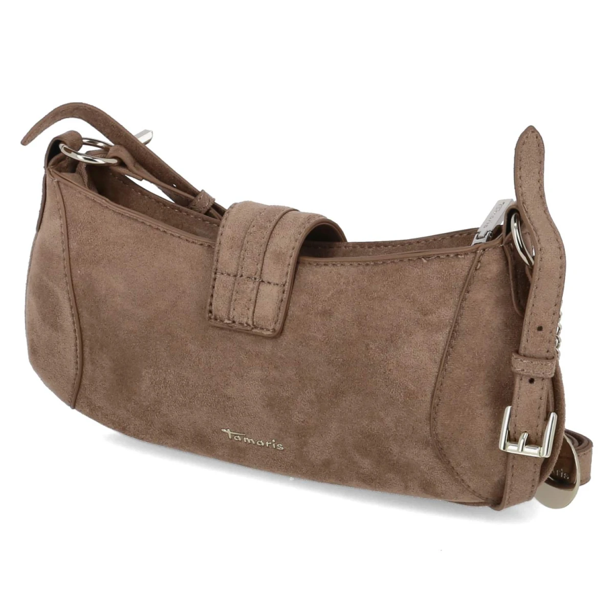 Schultertasche MARINA SUEDE - taupe