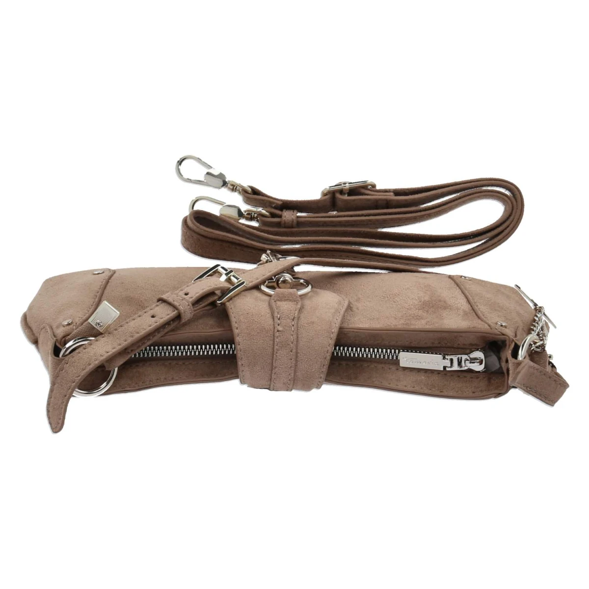 Schultertasche MARINA SUEDE - taupe