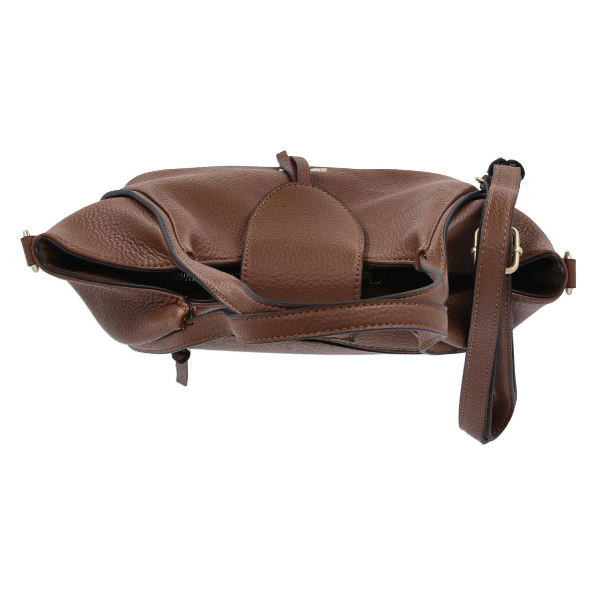 Schultertasche MANUELA - cognac