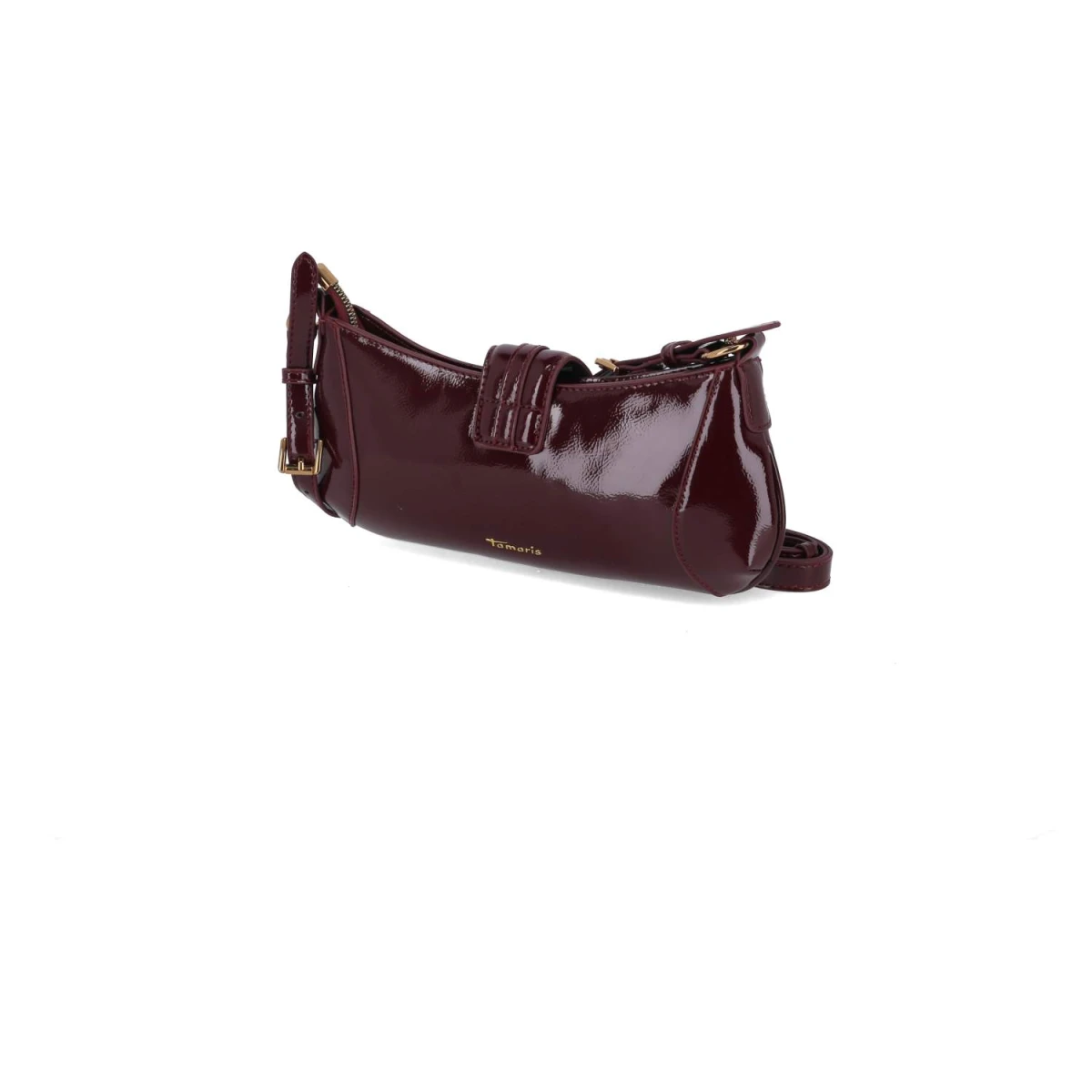 Schultertasche MARINA PATENT - wine