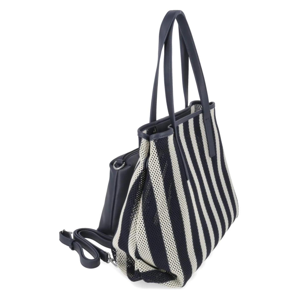 Shopper RIMA - marine/weiß