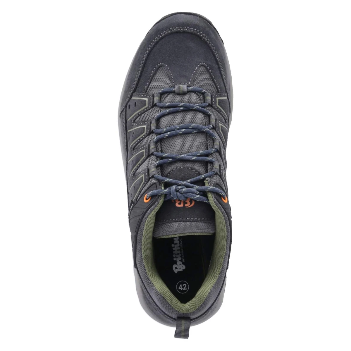 Outdoorschuhe MOUNT PINOS LOW - anthrazit/grün/orange