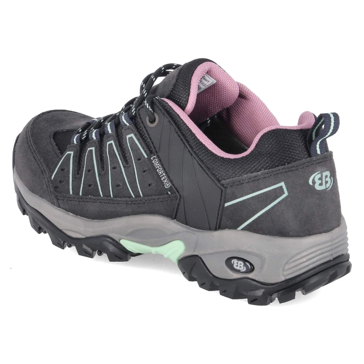 Outdoorschuhe MOUNT PINOS LOW - anthrazit/türrkis/lila