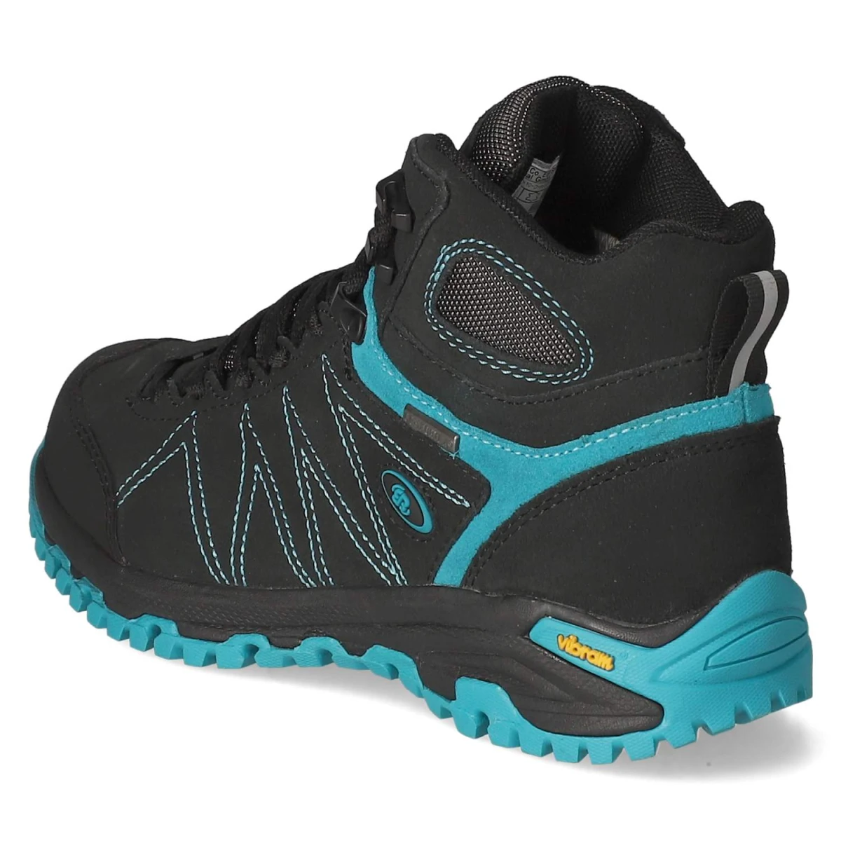 Outdoorsneaker MOUNT KAPEL - schwarz/türkis