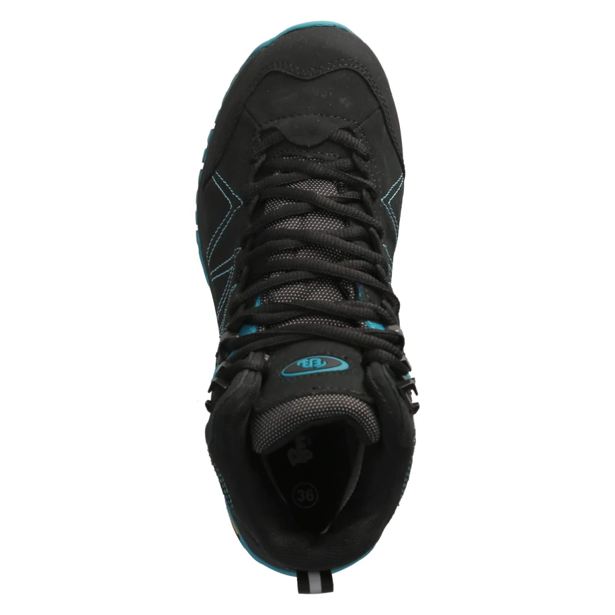 Outdoorsneaker MOUNT KAPEL - schwarz/türkis