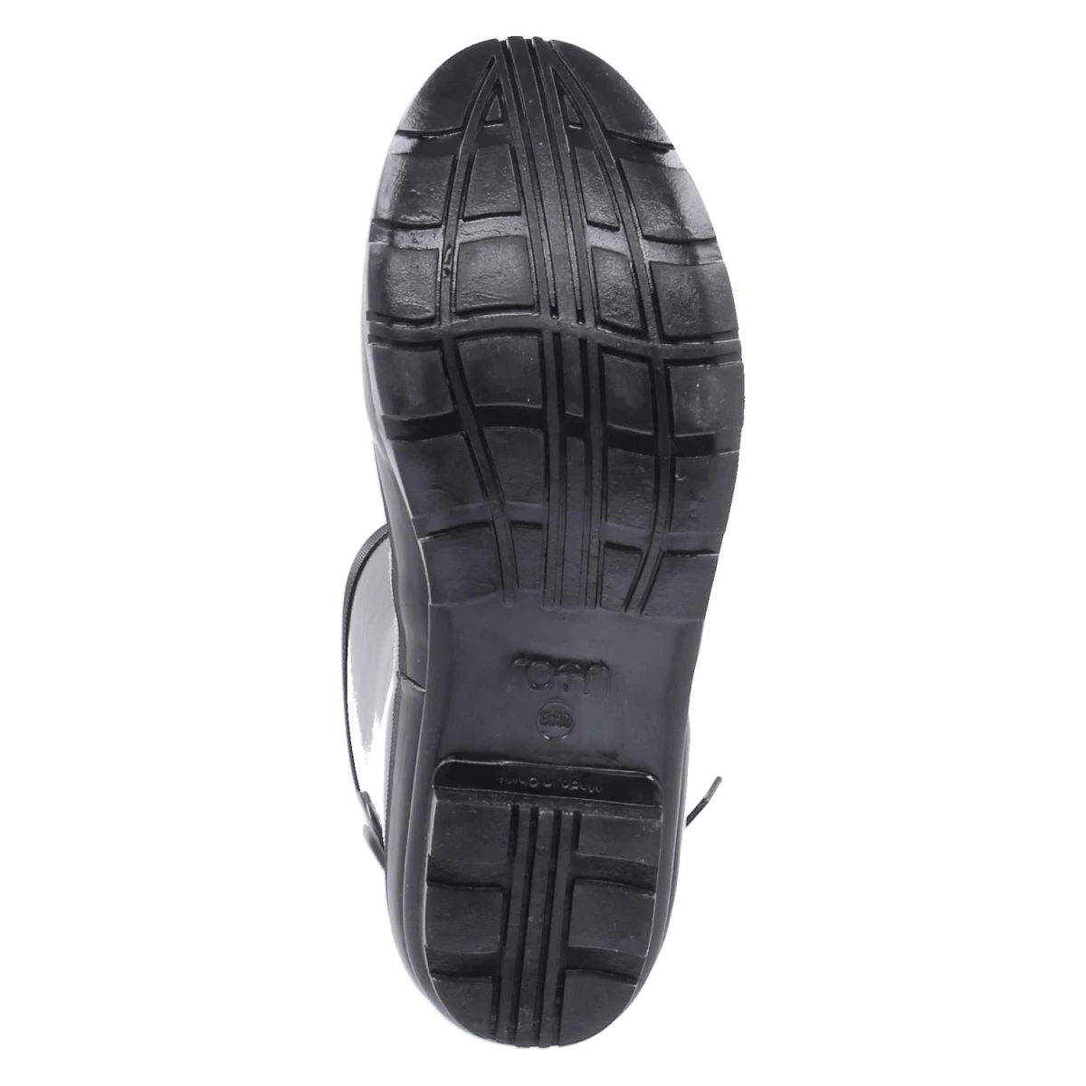 Gummistiefel GLOSSY - black-pink