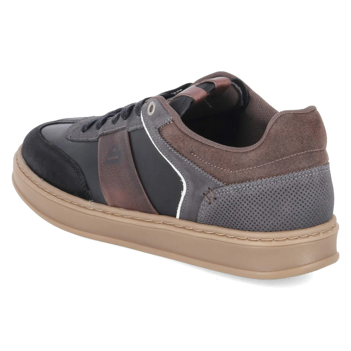Low Sneaker - Black-Brown