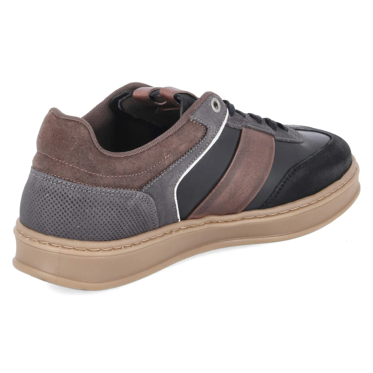Low Sneaker - Black-Brown