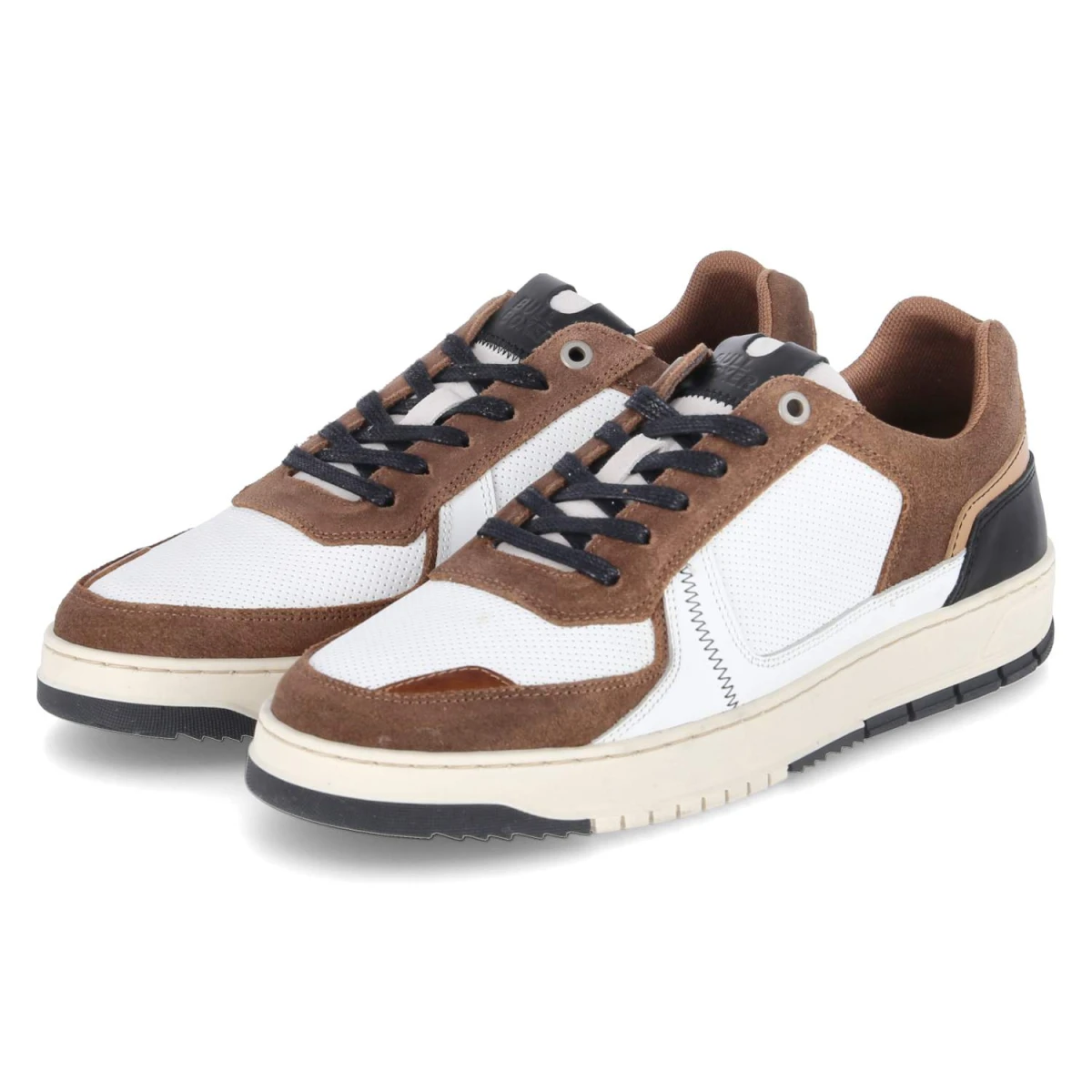 Low Sneaker - white - darkbrown