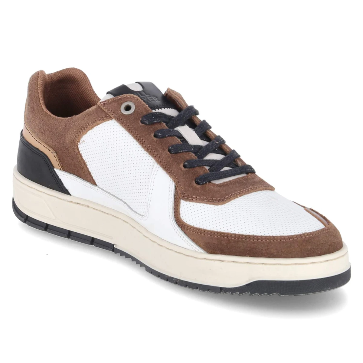 Low Sneaker - white - darkbrown