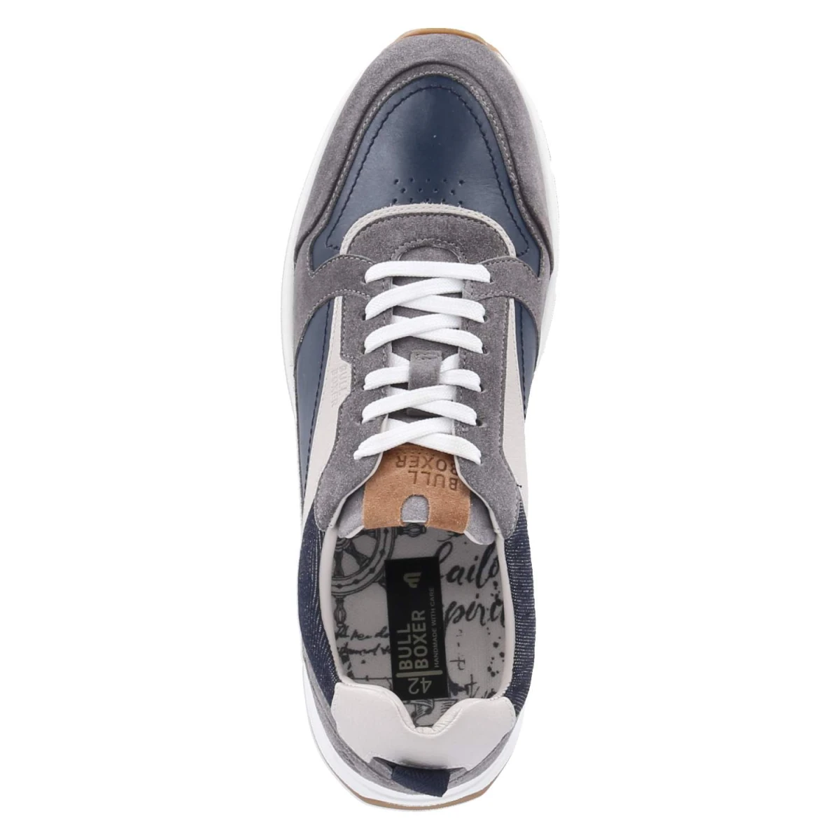 Low Sneaker - Grey - navy