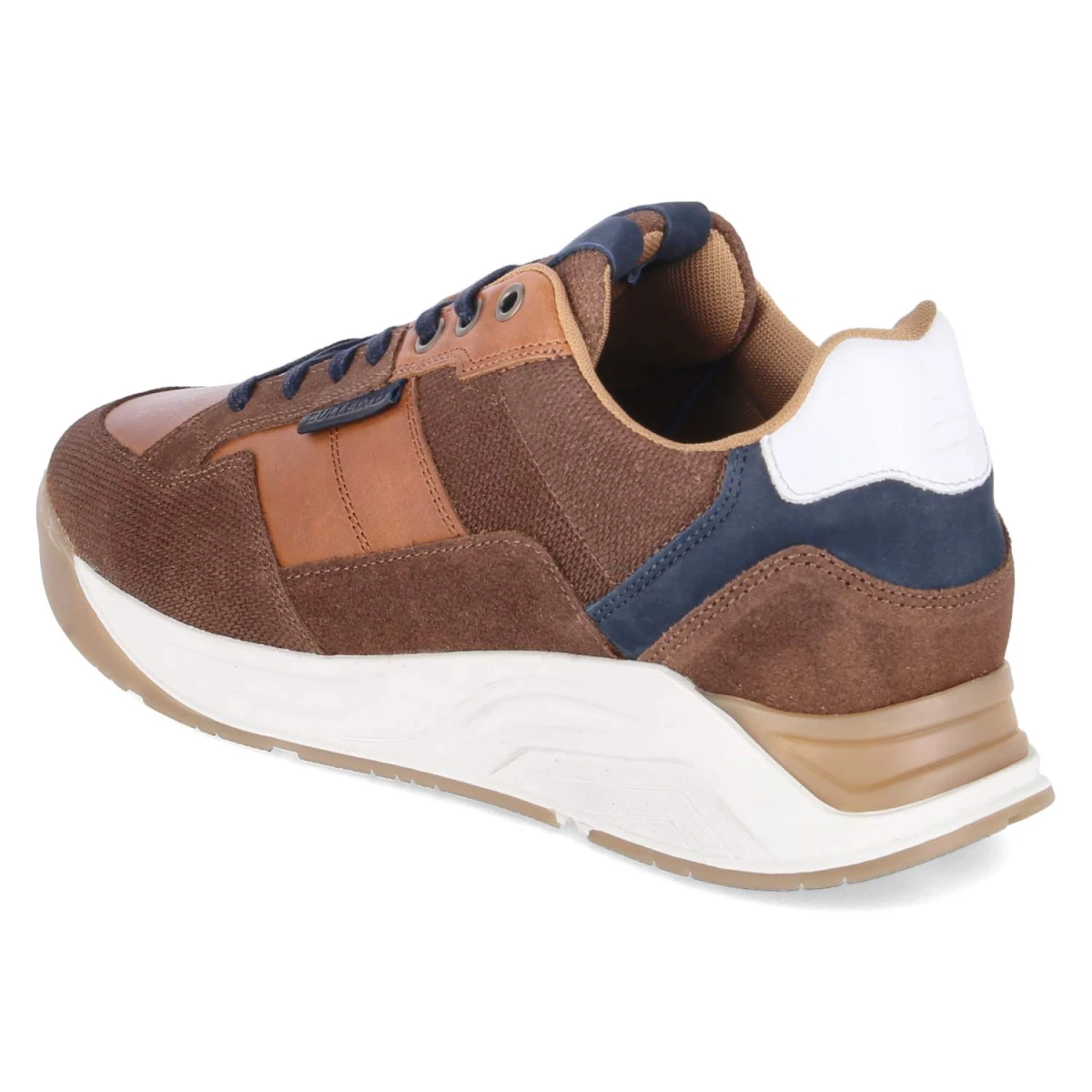 Low Sneaker - Cognac-Navy