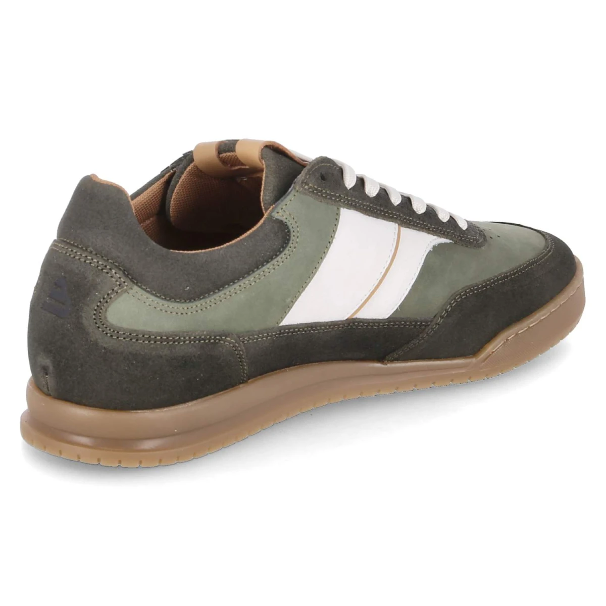 Low Sneaker - moss green-white
