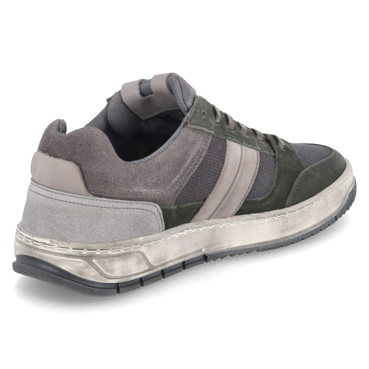 Low Sneaker - Khaki - Grey