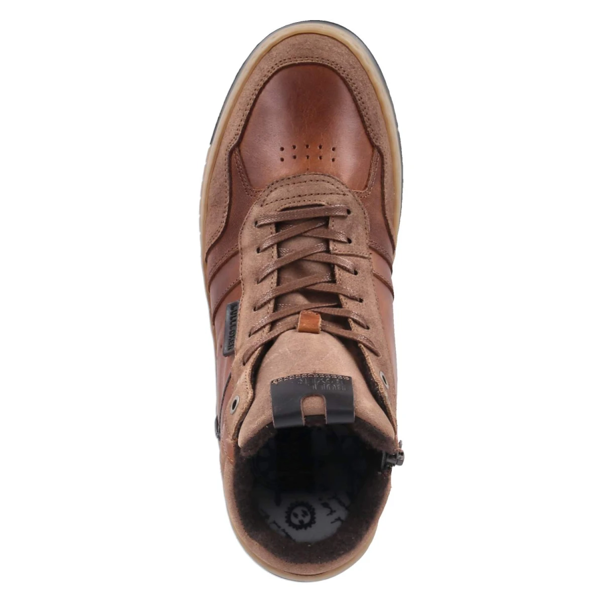 High Sneaker - cognac