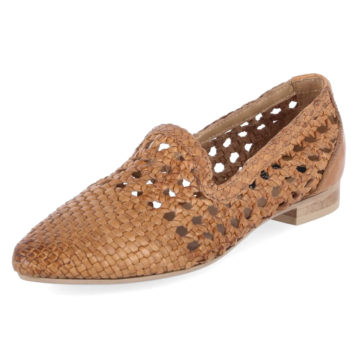 Slipper - cognac