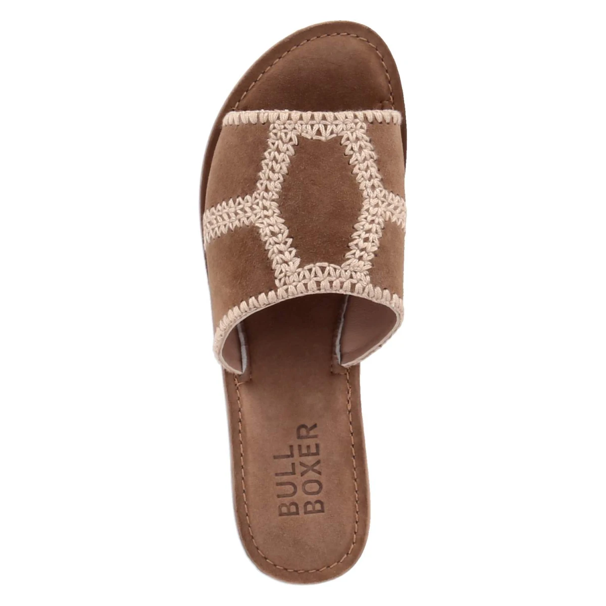 Pantoletten - cognac
